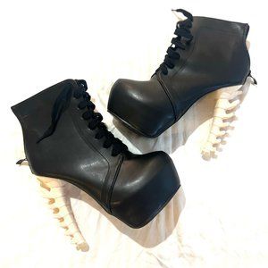Skeleton Heel Boots